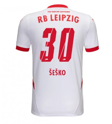 RB Leipzig Benjamin Sesko #30 Replika Hjemmebanetrøje 2024-25 Kortærmet